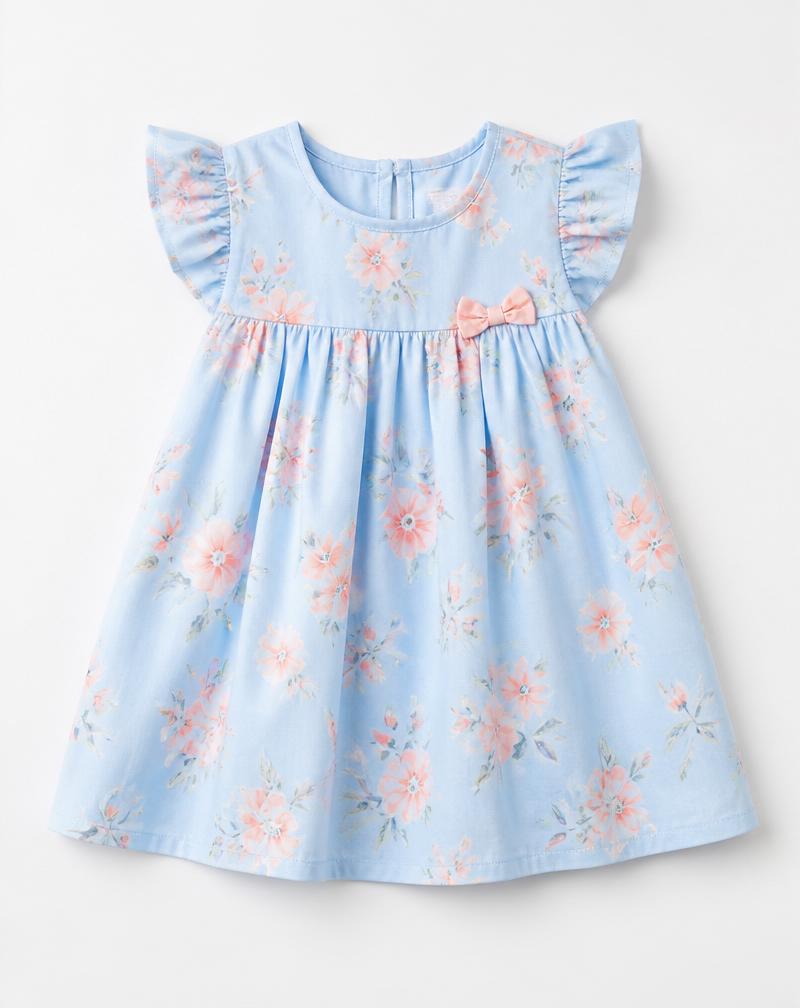Sky Floral Frock